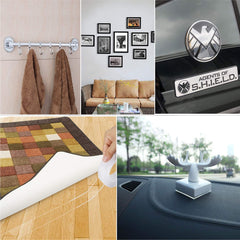 Strong Double-Sided Tape Heavy Duty for Indoor Installation | Super Sticky, Non-Slip Adhesive, No Screws or Drilling Needed, Non-Toxic & Residue-Free