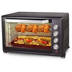 55L Electric Countertop Oven OE-1419 – Multi-Function Convection Toaster Oven with Rotisserie, Auto Shut-Off, and Stainless Steel Heating for Baking, Toasting & Broiling