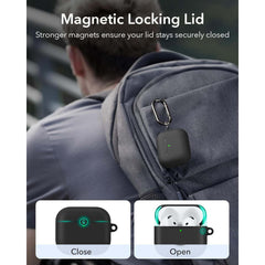 AirPods 4 Case (2024) | USB-C Compatible Cover with Magnetic Lid Lock & Full Drop Protection in Soft Multi-Color Designs