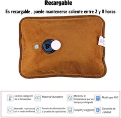 Rechargeable Electric Hot Water Bottle | Quick Heat in 15 Mins, 5-8 Hour Retention, Portable for Muscle Pain Relief, Neck, Back, Lumbar Pain, Warm Bed Companion