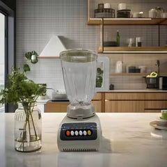 2-in-1 Multifunction Blender – Professional-Grade Kitchen Blender with 6 Preset Programs, Powerful Motor & Stainless Steel Blades for Smoothies, Juices, Soups & Grinding (Home/Restaurant Use)