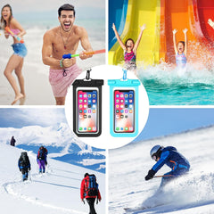 Waterproof Phone Pouch, IPX8 Waterproof Cell Phone Case for All Mobile Phones | Essential Dry Bag with Touchscreen-Friendly Design for Beach, Cruise, Swimming, and Outdoor Activities