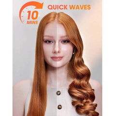 Fully Automatic Hair Curler with Negative Ion Technology – Create Effortless Lazy Curls & Big Waves Instantly, Hair-Friendly Electric Styling Tool for All Hair Types