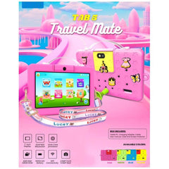 TAB 5 Travel Mate – 7" Kids Learning Tablet with Durable Child-Friendly Case, Educational Apps, Parental Controls & Multi-Color Design for Fun Learning & Entertainment