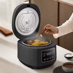 3L Smart Rice Cooker with Steamer – Multi-Functional Electric Cooker with 24H Delay Start, Measuring Cup & Spoon, Perfect for 3–5 People (Multi-Colour)