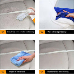 Multi-Purpose Foam Cleaner & Shine - 600g All-in-One Interior Restorer for Cars, Furniture & Home Use | Deep Cleaning, UV Protection & Long-Lasting Shine