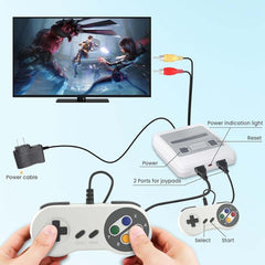 Retro Classic 620-Game Console with Dual Controllers – Plug & Play Mini Gaming System with AV Output – Fun Easter Gift for Kids & Adults