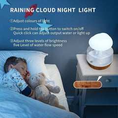 Raining Cloud Night Light Aromatherapy Diffuser | Sleep Aid & Relaxation