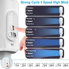 Home Smart Electric Air Cooling Fan – Quiet, Portable Air Circulation System with Remote Control
