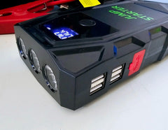 Jump Starter & Emergency Power Bank – Portable 12V Car Starting Robot with Safety Features & Pliers