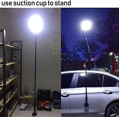360° Multifunction Outdoor LED Fishing Rod Light | 800W 5M Camping Lantern with IR Remote | 3 Lighting Modes for Camping, BBQ & Night Fishing