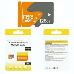128GB MicroSD Memory Card | Class 10 UHS-I High-Speed TF Storage | Reliable Memory for 4K Video Recording, Gaming Consoles, Smartphones, Tablets & Photography Devices