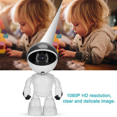 Smart Tracking WiFi Camera – 1080P HD Auto-Follow Baby Monitor & Home Security Camera with Motion Detection, Night Vision, Two-Way Audio & Mobile App Control