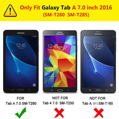 360° Rotating PU Leather Case for Samsung Galaxy Tab A 8.0" (2017) – Stand Cover with Auto Sleep/Wake, Multi-Angle Viewing for SM-T380/T385 (Multi-Color)