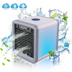 3-in-1 Arctic Air Cooler – Portable Mini AC, Humidifier & 7-Color LED Light | Ultra Quiet, Energy Efficient Cooling Fan for Home, Office & Travel