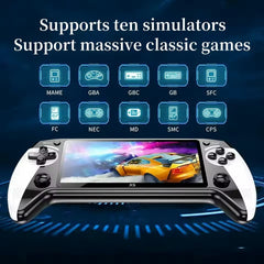 X9 HD Handheld Game Console – 5.5" IPS Display, P1 HD Output, Dual Joystick, Portable Retro Gaming Device for GB/GBA/GBC Games & Classic Arcade Fun