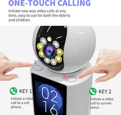 4K HD Indoor Security Camera – 360° Rotation, Night Vision, Two-Way Audio, Motion Alerts, App Control, Ideal for Pets, Babies, and Nanny Monitoring