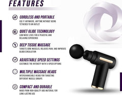 Deep Tissue Percussion Massage Gun | Compact & Powerful Muscle Relaxation Tool
