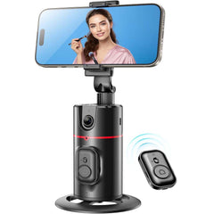 Tripod with Fill Lights – Smart 360° Rotation, Gesture Control, Detachable Remote, and Adjustable Lighting for Vlogging and Live Streaming