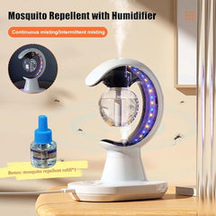 3-in-1 Electric Mosquito Repellent | Air Humidifier, Mosquito Zapper, and Colorful Night Light for a Healthier Environment | USB-Powered for Home & Office