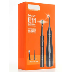 Electric Toothbrush & Water Flosser Combo – Cordless Rechargeable Oral Care Kit with 5 Cleaning Modes, 3 Flossing Modes, 8 Replacement Heads, Waterproof & Travel-Friendly