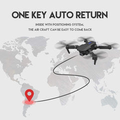 8K Foldable Mini Drone – Dual Camera RC Quadcopter with WiFi FPV, Gesture Control, Long Flight Time, Carry Case, Android/iOS Compatible (Black)