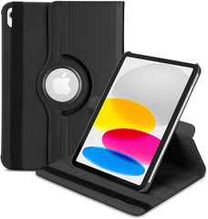 iPad 10th Gen 10.9" Leather Case – 360° Rotating Smart Cover with Auto Sleep/Wake, Multi-Angle Stand & Full Protection (Multi Colour)