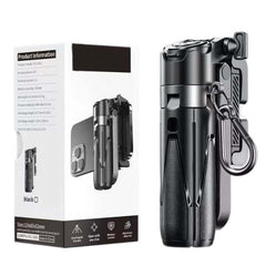 P15T Mini Selfie Stick Tripod | Extendable Phone Stand with Wireless Remote | Portable Vlogging & Travel Tripod for iPhone & Android Smartphones