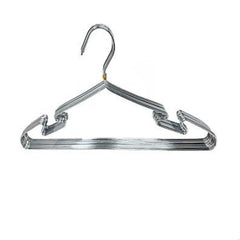 Stainless Steel Flexible Sturdy Clothes Hangers Set – Rust-Resistant, Slim Space-Saving Design, Set of 10 for Heavy Garments and Daily Use
