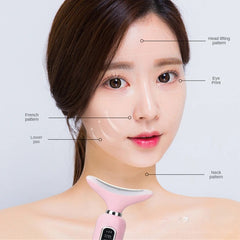 Beauty Neck Protection Skin Rejuvenation Massager | USB Charging Visual Skin Care Tool