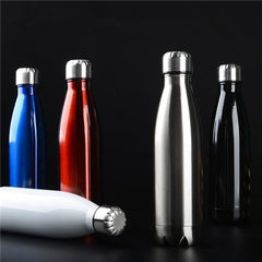 Stainless Steel Double Wall Cola Bottle | Maroon, 500ml | Keeps Drinks Hot & Cold for 4 Hours