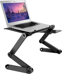 Adjustable Aluminum Laptop Desk | Portable Folding Stand for Laptops & Tablets
