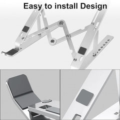 Creative Folding Laptop Stand | Adjustable & Portable Bracket for Enhanced Ergonomics