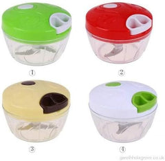 Easy Spin Cutter Hand Chopper | Effortless Manual Food Chopper for Quick Meal Prep