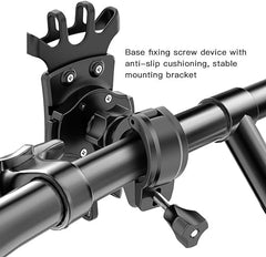 C66 Bike & Motorcycle Phone Holder | 360° Adjustable Mount for iPhone, Samsung, Huawei, and More