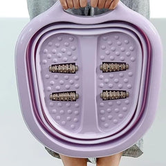 Green Collapsible Foot Spa Tub | Portable Pedicure and Relaxation Solution