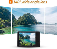 HD 1080P Outdoor WiFi Sports Camera | Waterproof Housing | 140° Wide Angle Lens & Accessory Kit