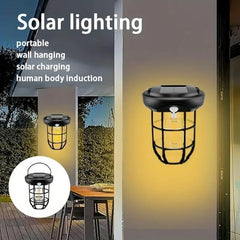 Portable Hanging Solar Light | Waterproof Outdoor Induction Lamp for Camping, Gardens, and Patios