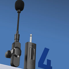K35D Wireless Microphone – Plug & Play Mini Collar Mic for Vlogging, Streaming & Game Shooting (3.5mm AUX)