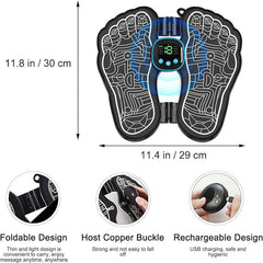 Electric EMS Foot Massager Pad | Relaxation & Pain Relief for Daily Rejuvenation