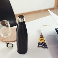 Stainless Steel Double Wall Cola Bottle | Maroon, 500ml | Keeps Drinks Hot & Cold for 4 Hours