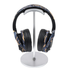 Universal Headphone Stand – Premium Aluminum Headset Holder with Stable Base | Desk Organizer for Gaming, Office & Studio Use | Fits All Headphone Sizes (Multi-Colour)