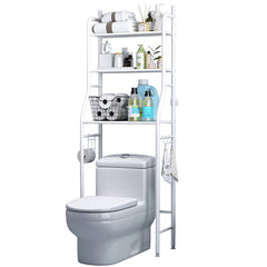 2/3 Layer Washing Machine Stand and Bathroom Storage Rack | Shelf with Towel Rack, Durable Laundry Organizer with Wheels