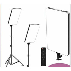 RL-19 100W LED Panel Soft Light – Adjustable Brightness & Color Temperature, Professional Studio Lighting with Stand for Photography, Video, and Tripod Setup