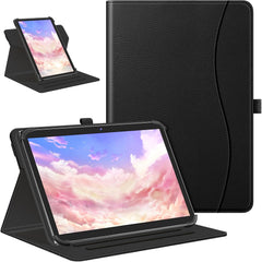 360° Rotating Leather Case for Universal 10/11-Inch Tablets – Premium PU Smart Cover with Auto Sleep/Wake, Multi-Angle Stand, Shockproof Full Protection (Multi-Colour)