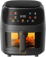 2400W Air Fryer – Large 8L Digital Air Fryer with LED Touch Panel, Adjustable Temperature & Preset Modes for Fast, Healthy Family Cooking