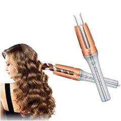 Fully Automatic Hair Curler – Negative Ion Technology for Effortless Styling, Create Lazy Curls & Big Waves with Hair-Friendly Ceramic Barrel, Fast Heating Electric Styler