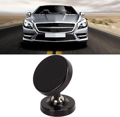 Aluminum Magnetic Adsorption Car Phone Holder – 360° Rotatable, Strong Magnetic Mount for Dashboard & Air Vent, Secure Hands-Free Phone Support for All Smartphones