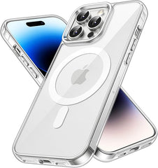 Compatible Magnetic Phone Case with Camera Control – Military-Grade Shockproof Protection for iPhone 14, 14 Plus, 14 Pro & 14 Pro Max