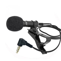 3.5mm Lavalier Microphone for Mobile Phones - Clip-On Lapel Mic for Audio & Video Recording, Stretch-Resistant Cable, Flexible, Eco-Friendly & Professional Sound Quality